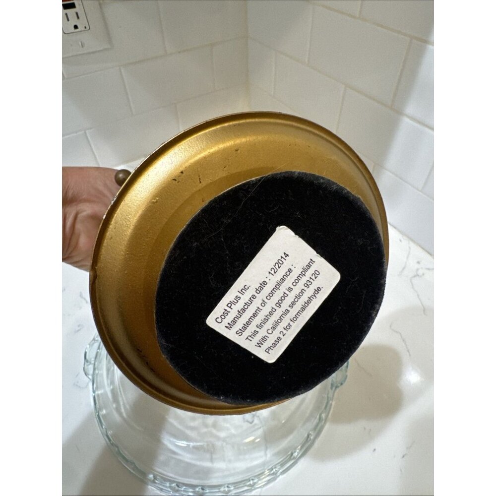 Cost Plus Metal Enamel Folk Art 3 Tier Trinket Jewelry Tray Hooks 10" - Picture 6 of 7